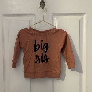Big Sis Mauve Long Sleeve
